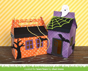 scalloped treat box haunted house add-on