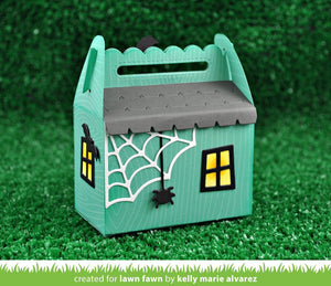 scalloped treat box haunted house add-on