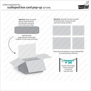 scalloped box card pop-up