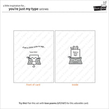 Load image into Gallery viewer, you're just my type
