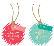 Load image into Gallery viewer, scalloped circle gift tag
